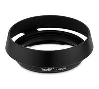 Haoge LH-ZV09 Pare-soleil rond en métal à baïonnette pour Carl Zeiss C Biogon T 4.5/21 21mm f4.5 ZM, 2.8/25 mm f2.8 ZM, 2.8/28 28mm f2.8 ZM, C Sonnar T 1.5/50 50mm f1.5 ZM Objectif Noir