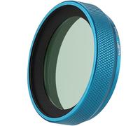 Haoge LUV-X54G Pare-soleil en métal avec protection UV MC Filtre UV multicouche pour appareil photo Fujifilm Fuji X100V Bleu