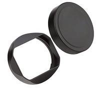 Haoge Pare-soleil carré en métal à baïonnette pour Sigma 65 mm F2 DG DN Contemporain sans miroir 65 mm/f2 pour appareil photo Sony A7R4 E-Mount et Leica SL TL2 L