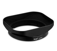 Haoge Pare-soleil carré en métal pour Panasonic LEICA DG SUMMILUX 25 mm f/1.7 ASPH objectif LH-P2517 dg 25 mm F1.7 H-H025GK à baïonnette