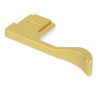 Haoge Poignée de pouce pour Ricoh GR III GR3 GRIIIX GR3 X HDF Accessoires Caméra Or Hot Shoe Thumb Up Repose-main en métal TTHB-GR4LG