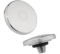 Haoge SRB-DS Bouton de déclenchement en métal pour Fujifilm XE4 X-E2 X-E2S X-E3 X-T2 X-T3 X-T30 X-T20 X-Pro3 X-Pro2 X100V X100T X100S X100F et Leica M240 M9 M10. M-E M-P M9-P M-A Convexe Argent