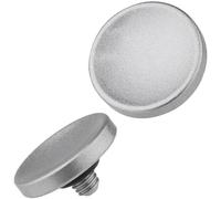 Haoge SRB-YK Bouton de déclencheur métallique pour Fujifilm XE1 XE2 XE4 XE3 XT2 XT3 XT10 XT20 XT30 X-T30 XPro3 XPro2 X10 X20 X30 STX-2, Leica M Type240 Gris Argent