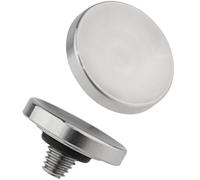 Haoge SRB-YS Bouton de déclenchement en métal pour Fujifilm XE5/X-E4/X-E2S/XT5/GFX100RF/X-T3 XT30 X-T50 X-T20 X-Pro2 xpro3 X100T X100S X100F x100v X100VI et Leica D LUX 8 Q3 4 3 M10. M11 concave