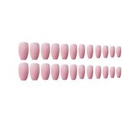 HAOHAG Faux Ongles 24PCS Manucure et Nail Art DIY Couleur Pure Brillant Portant Des Ongles Finis Faux Ongles Finies Portant Des Ongles 04
