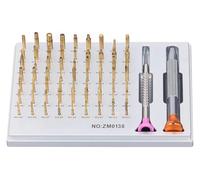 haohang Kit de Tournevis Professionnel pour Montres - Outil de précision 63 en 1 pour la réparation de Montres, Lunettes, Bijoux, démontage de mouvements, Embouts de Formes spéciales