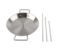 HAOHIZE Al Pastor Brochette pour Grill, Brochette Verticale en Acier Inoxydable Support de Broche Vertical Brésilien Shawarma Kebabs Fumoir Four BBQ Plats avec 3 Pointes Amovibles