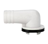 HAOHIZE Drain de climatiseur AC, raccord de connecteur coudé, pièce d'adaptateur de vidange de condensat avec anneaux en caoutchouc, connecteur de sortie de vidange de climatiseur