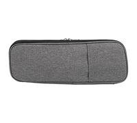 HAOHIZE Étui à Aiguilles à Tricoter Long, Sac de Rangement élégant en Tissu Oxford 600D tissé pour Accessoires de Crochets (Gris)