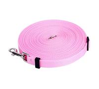 HAOHIZE Laisse Longue imperméable pour Chien, Laisse Longue de 8 Pieds, Laisse de Dressage Portable réglable pour Grands Chiens, randonnée, Camping, entraînement, Natation (Rose)