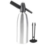 HAOHIZE Siphon à soda, bouteille d'eau gazeuse en alliage avec régulateur de pression, bouteille d'eau gazeuse en alliage portable, machine à soda, machine à eau pétillante pour