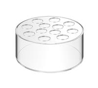 HAOHIZE Station de Propagation des Plantes, terrariums Transparents à Large Cylindre avec Couvercle, vases de Propagation pour Plantes, Grands terrariums d'eau pour Plantes, vases (12 Trous)
