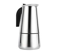 HAOHIZE Stovetop Coffee Maker,Percolator Italian Coffee Maker Stainless Steel Pot Espresso Coffee Maker Stove Home Office Use for Classic Cafe Maker, Stainless Steel Suitable for (450ml)