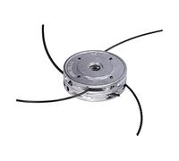 HAOHIZE Tête de Coupe-Bordures, tête de Coupe-Herbe Universelle à 4 Fils en Aluminium pour pièces de Rechange de Coupe-Bordures à Arbre Droit 40CC