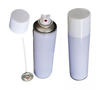 HAOJIazx 2 Bombes de Peinture en aérosol, Liquide Vide, 450 ML, légères, étanches, Rechargeables, alimentées par Air, en métal, 1387