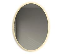 HAOKKV Miroir De Maquillage De Salle De Bain Ovale avec Éclairage Mural Coiffeuse Miroir LED Contrôle par Écran Tactile avec Décoration Murale Antibuée(60 * 80cm/23.62 * 31.49in)