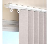 HAOKKV Tringle À Rideaux Silence en Aluminium 70-800cm | Rail De Plafond Robuste | Ultra-Fine | pour Séparation De Pièce Salle De Bain | Découpable(70cm/2.2ft)