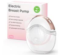 Haokoo Tire Lait Electrique Main Libre - Tire-Lait Électrique Intégré et Portable pour Plus de Discrétion, Étanchéité Améliorée, 3 Modes et 12 Niveaux, avec Brides 17/19/21/24 mm, 1 Pièce