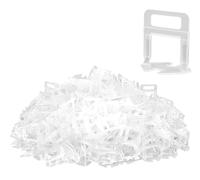 Haoledy 1040 Pièces Croisillon Autonivelant 3mm Joint Carrelage, kit Système de Nivellement de Carrelage Croisillon Carrelage Autonivelant, Languettes de Nivellement pour Pose de Carreaux de Sol Mur