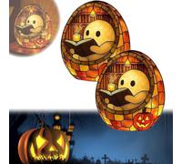 haomingouzhou Lampe de bain fantôme Halloween, lampe de lecture fantôme, jolie lampe LED pour décoration de salle de bain, veilleuse effrayante pour la lecture (A* 2PCS)