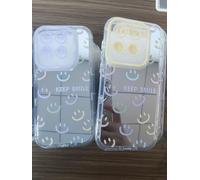 HAONANDE Coque Miroir pour Motorola Edge 70 Fusion 5G House Motif Cœur Visage Lucky Cover Transparent Brillant, Dos PC Dur Bumper TPU Souple, Antichoc Case Violet