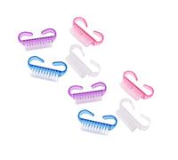 Haopeuk 20 PièCes Brosses de Nettoyage des Ongles Multicolore Main Brosse à Ongles Nettoyant Kit de RéCurage PéDicure pour les Orteils et les Ongles Manucure