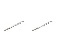 Haopeuk 2X 28cm Pince A Epiler Longue Courbe Tweezer en Acier pour Aquarium Bassin