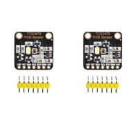 Haopeuk 2X Capteur de Reconnaissance de Couleur TCS230 TCS3200 Capteur de LumièRe Vive RVB pour STM32 DC 3.3 / 5V