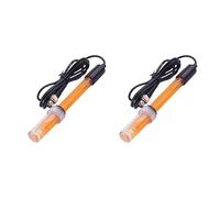 Haopeuk 2X ÉLectrode ORP Sonde Test Aquarium Hydroponique Laboratoire ÉLectrode Mesurant le Potentiel Redox Connecteur BNC Q9
