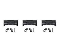 Haopeuk 3X Ensemble D'Aile de Queue pour HBX 16890 16890A SG 1602 SG1602 Télécommandée Accessoires de Pièces de Rechange de Voiture