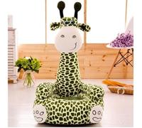 HAOPYOU- Enfant Canap Lit Fauteuil pour Garon Fille Chaise Animal Coussin de Sol Bb en Coton Sige Girafe Dcoration VERT