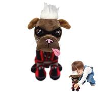 HaOrchid Jouets en Peluche, 25cm Dog-Pool Peluche, Peluche Dead-Pool, Chien en Peluche, Jouets en Peluche pour Enfants, Animaux Peluche Poupée, Jouet pour Fans et Collectionneurs à Partir de 15 Ans