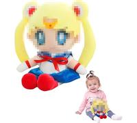 HaOrchid Peluche d'anime - 25 cm - Sailor Moon - Peluche Kawaii - Jouet pour bébé - Pour les enfants et les filles - Pour se blottir, jouer et dormir