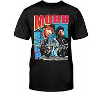 HAOSHI Mobb-Deep-T T-Shirts à Manches Courtes The in Famous-Hip-Hop-Rap t-T-Shirts à Manches Courtes Cool Short-Sleeve Black(X-Large)