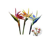 HAOSHICS Lot de 3 Fleurs artificielles en Soie synthétique pour décoration de Table de Mariage (Grand, 3 Couleurs)