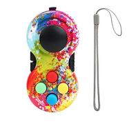 HAOSHICS Manette de jeu portable classique rétro avec 8 fonctions de remuement pour adolescents - Soulage le stress et l'anxiété (graffiti)