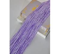 HAOSHICS Rideau à ficelles pour porte, panneau mural, fenêtre, séparateur de pièce, maison, terrasse, chambre à coucher, ruban décoratif à pompons pour mariage, café, maison (violet clair)