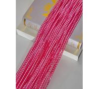 HAOSHICS Rideau à ficelles pour porte, panneau mural, fenêtre, séparateur de pièce, maison, terrasse, chambre à coucher, ruban décoratif à pompons pour mariage, café, maison (rose rouge)