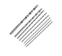 Haosie 8 Pcs Coffrets de Forets,Extra-Longue Foret HSS de 200 mm de Long,Forets Hélicoïdaux de 4-10 mm de diamètre,Foret Bois Long Pour Le Bois, Les Plastiques