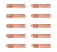Haosie Embout De Pour Soudage MIG, 10 Pièces 0,9 mm Buses De Soudage MIG, Outil De Buse Torche à Souder à Bobine en Cuivre Pour Le Soudage