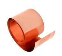 HAOTAISH Feuille De Cuivre T2 pour Composants Électroniques Toit Étanche Réparation Projet De Bricolage, Épaisseur 0,15 mm, Longueur 5m,0.15×80mm