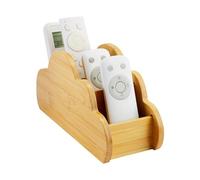 HAOTIAN-X Support de télécommande en bois pour canapé, Cloud TV, avec 4 compartiments, porte-stylo, organisateur de bureau, boîte de rangement pour la maison, le bureau, la table de chevet (23 x 11 x