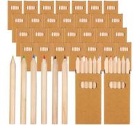 HAOWANWW Lot de 750 mini crayons de couleur, Materiel Dessin, 8,9 cm, portables, courts, gras, pré-taillés, pour dessin, croquis, livres de coloriage, 6 couleurs