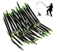 Haowul 20pcs Fishing Sea Anti Feeder Boom Boom Luminal Anti- Booms avec Clignotant Connecteur Outils De Pêche Tackle