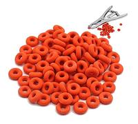 Haowul Anneaux De Castration en Caoutchouc 100pcs De Coupe De Coupe Anneaux De Caoutchouc Cercle De Castration Cerc