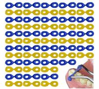 Haowul Cales De Fixation Dentaires en Caoutchouc Élastique, 60 Pièces, Matrices, Séparateur De Dents Composite, Outils D'accessoires De Dentisterie