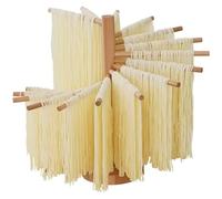 Haowul Égouttoir À Pâtes, Séchoir À Pâtes en Bois, Séchoir À Nouilles Spaghetti Pliable, Support À Pâtes avec Tiges De Suspension, Cintre À Nouilles Fraîches Faites Maison pour Pâtes Fraîches