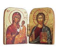 Haowul Icône Orthodoxe Catholique du Christ Maître De Vierge À l'enfant De Kazan, Cadeau Religieux pour Femme