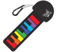 Haowul Mini Piano Arc-en-Ciel. Porte-clés Piano Fonctionnel Jouable. Accrochez-Le À Votre À Dos Jouez Partout ! Mini Clavier Électronique en Silicone.