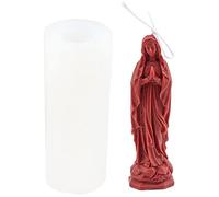 Haowul Moule De Bougie en Silicone 3D Vierge 3D pour Faire des Bougies DIY Portrait Bougie Kits Soap Moule De Résine Craft Decor Home Decor